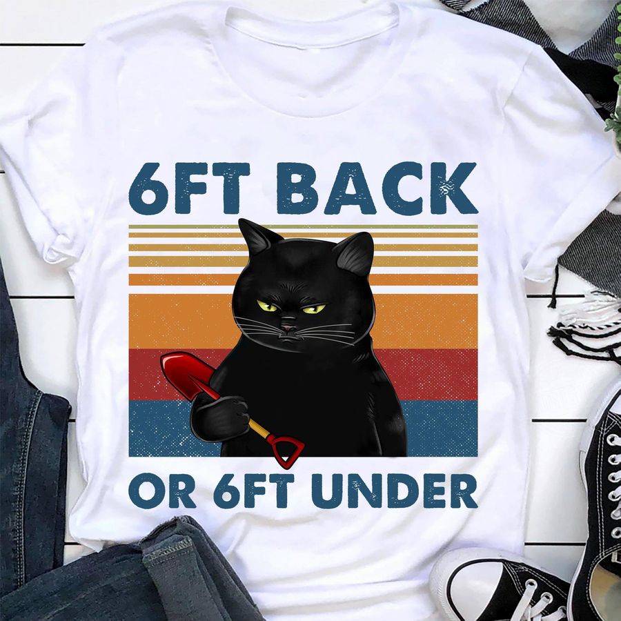 Black Cat 6FT Back Or 6FT Under Shirt