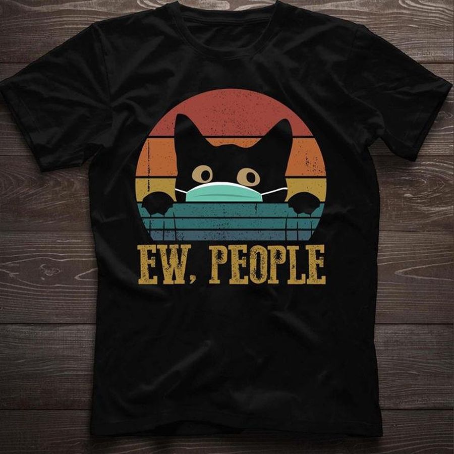 Black Cat And Mask Ew People Shirt