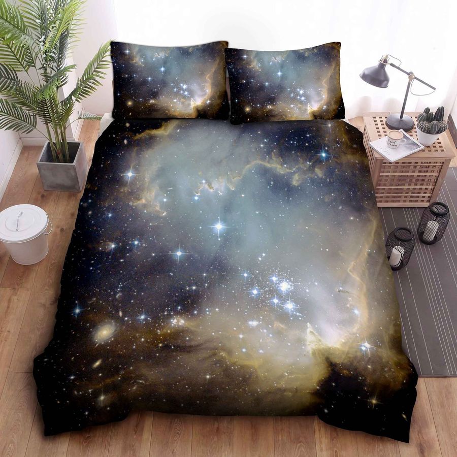 Black Galaxy Bed Sheets Duvet Cover Bedding Sets