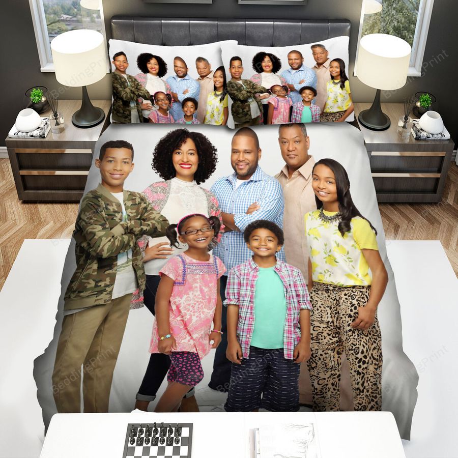 Black Ish (2014–2022) Movie Poster Theme Bed Sheets Spread Comforter Duvet Cover Bedding Sets
