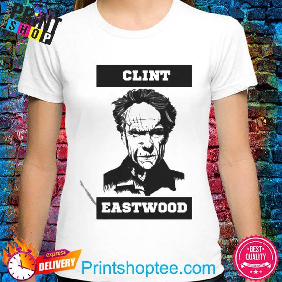 Black N White Clint Eastwood shirt