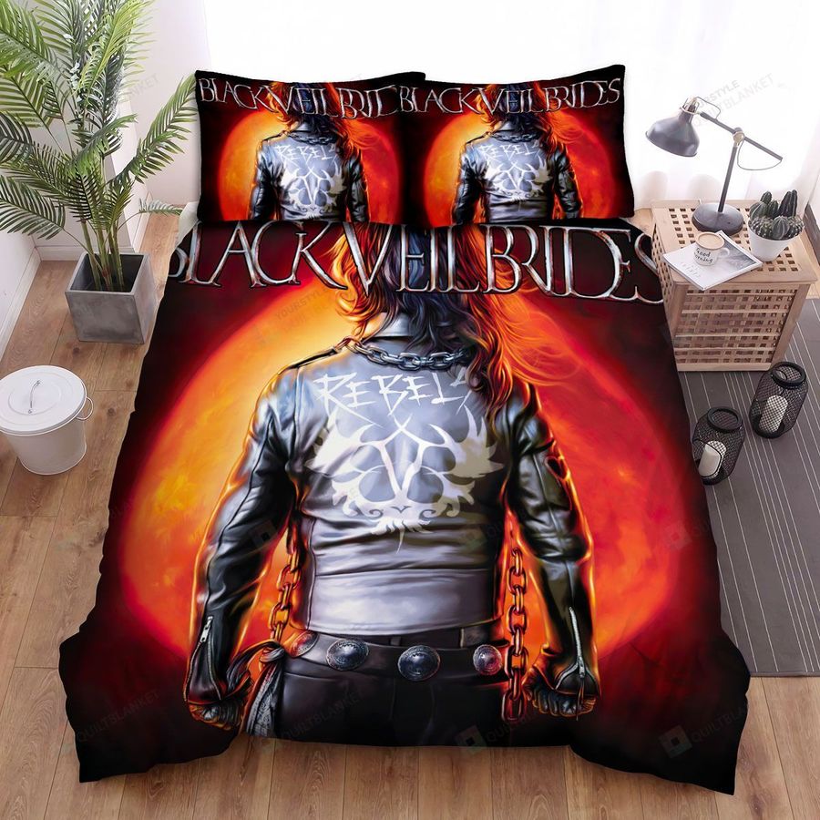 Black Veil Brides Rebels Ep Cover Bed Sheets Spread Comforter Duvet Cover Bedding Sets
