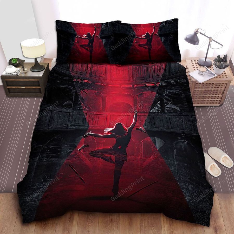 Black Widow, Silhouette Of Black Widow Bed Sheets Duvet Cover Bedding Sets