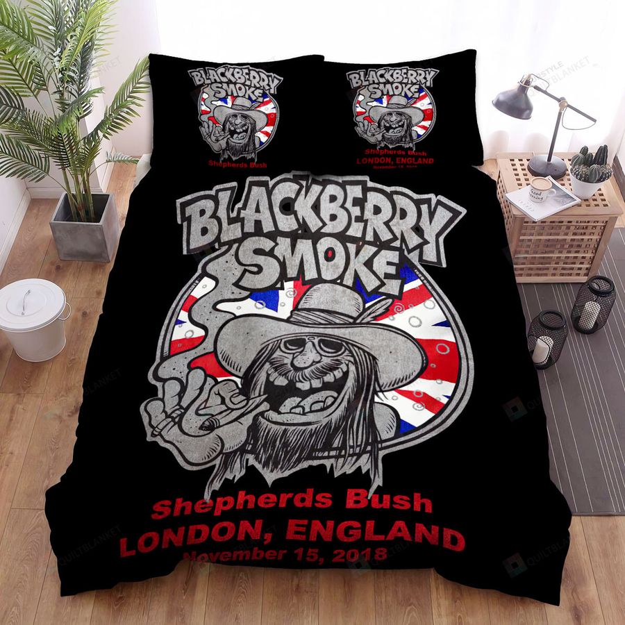 Blackberry Smoke Art Bed Sheets Spread Comforter Duvet Cover Bedding Sets