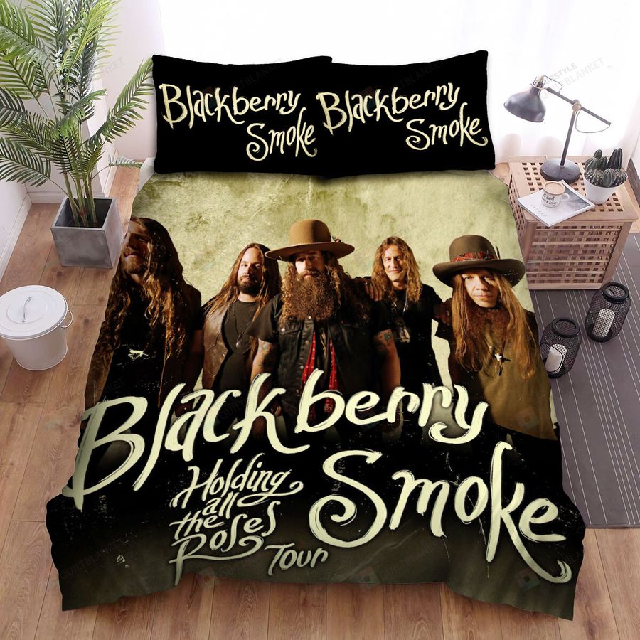 Blackberry Smoke Holding All The Roses Bed Sheets Spread Comforter Duvet Cover Bedding Sets
