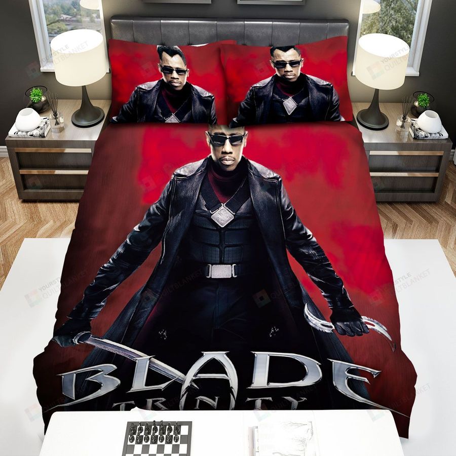 Blade Trinity (2004) Sword Bed Sheets Spread Comforter Duvet Cover Bedding Sets