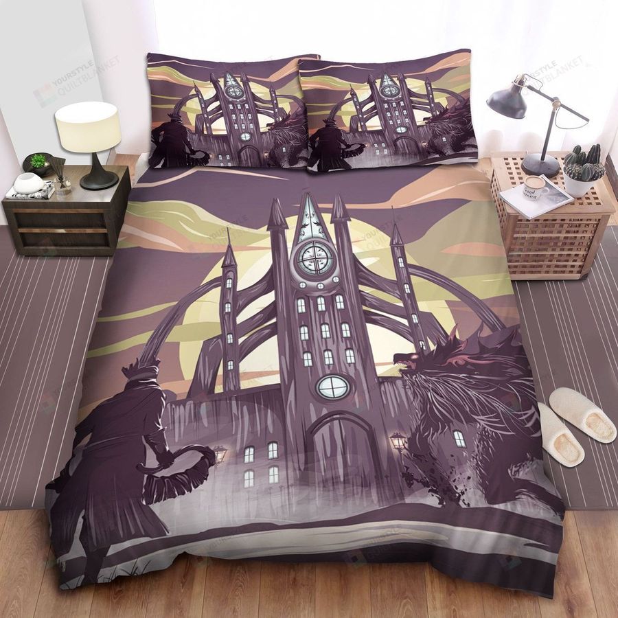 Bloodborne, Clock Tower Bed Sheets Spread Comforter Duvet Cover Bedding Sets