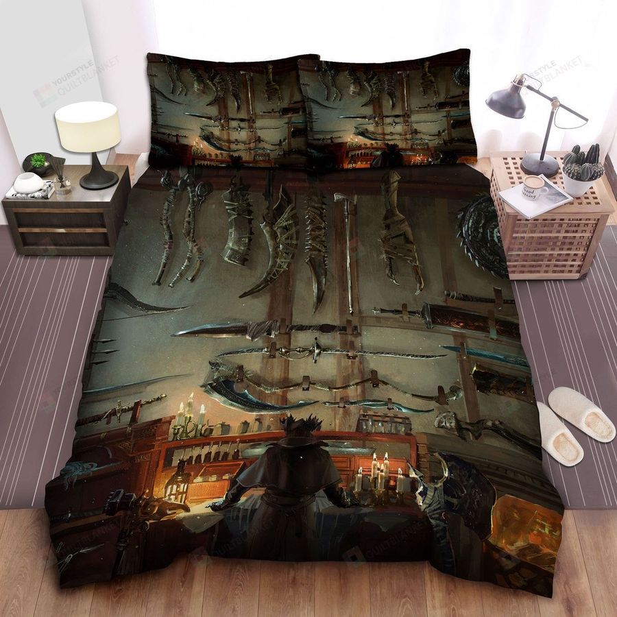 Bloodborne, Weapons Store Bed Sheets Spread Comforter Duvet Cover Bedding Sets