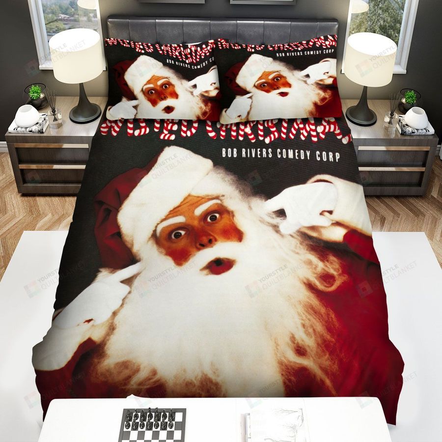 Bob Rivers Twisted Christmas Album Cover Bed Sheets Spread Comforter Duvet Cover Bedding Sets