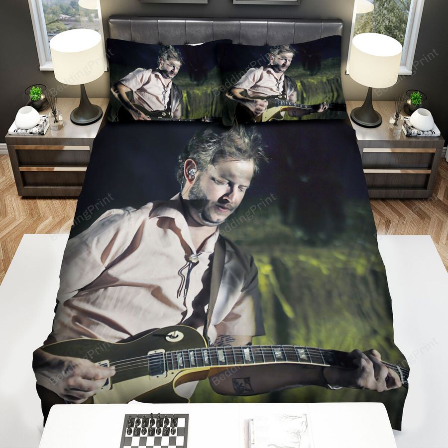 Bon Iver Is Filling With Guitar Bed Sheets Spread Comforter Duvet Cover Bedding Sets