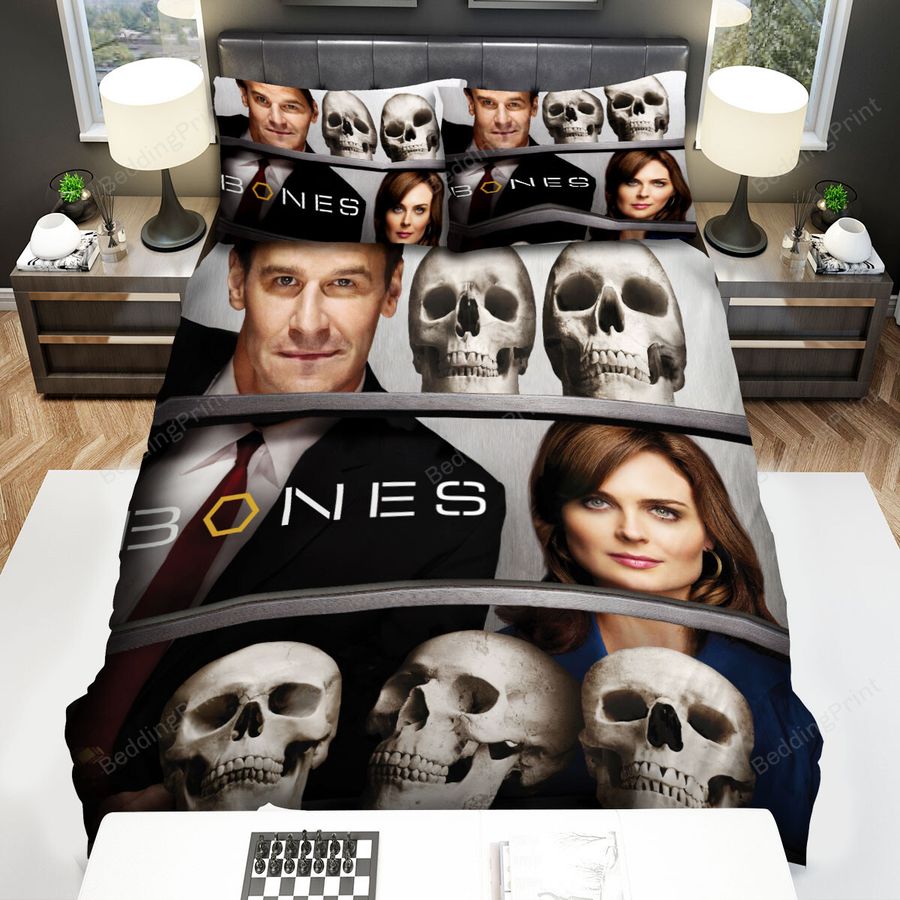 Bones (2005–2017) Movie Poster 6 Bed Sheets Spread Comforter Duvet Cover Bedding Sets