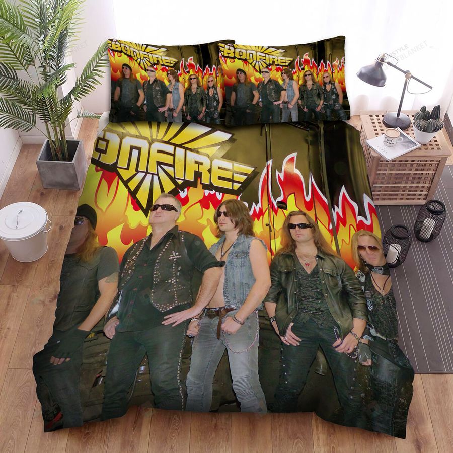 Bonfire Liveshow 2 Bed Sheets Spread Comforter Duvet Cover Bedding Sets