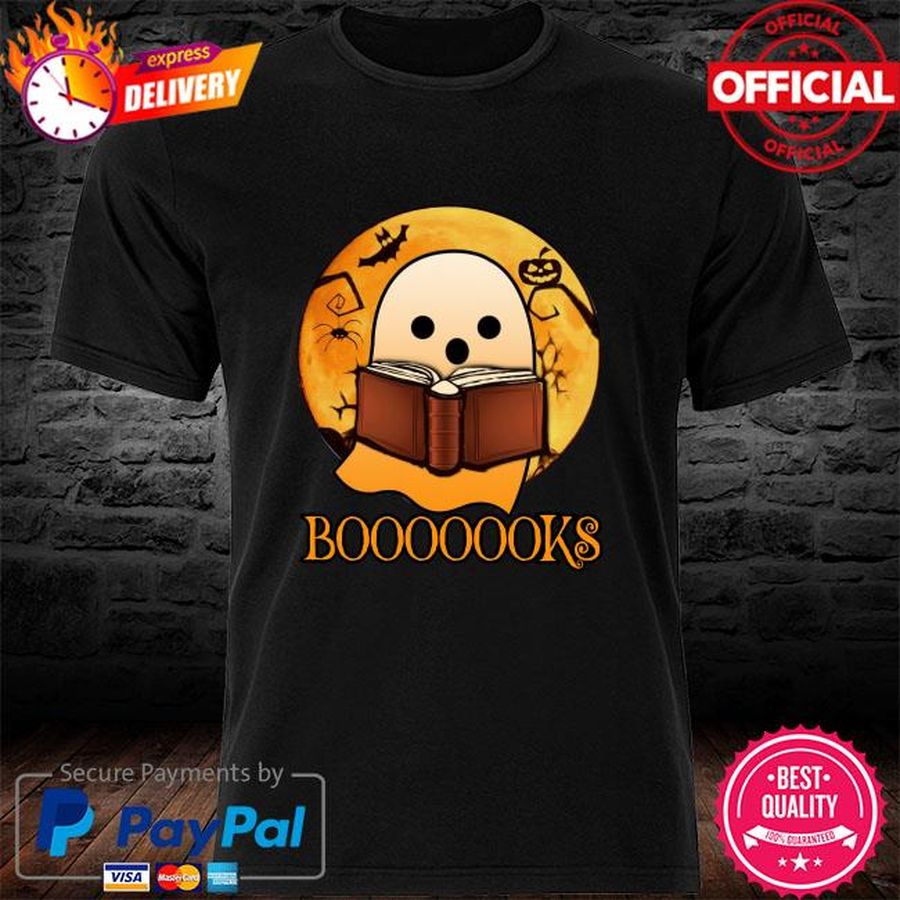 Boo Reading Books Halloween shirt