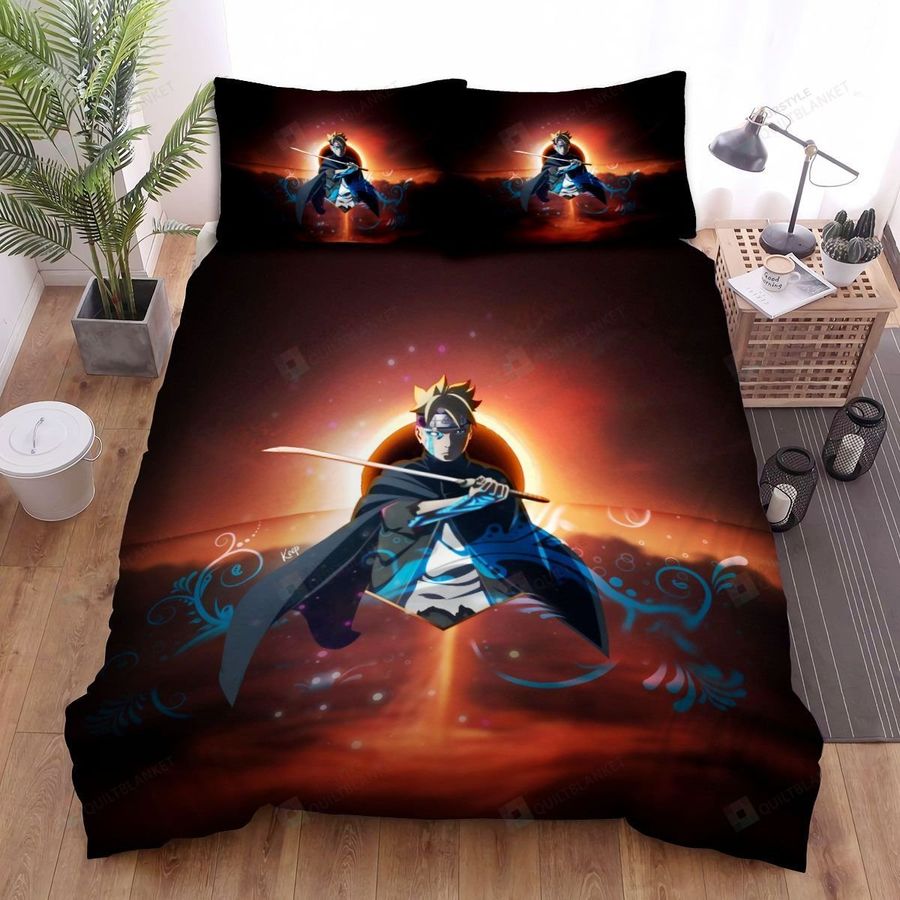 Boruto Eclipse Bed Sheets Spread Comforter Duvet Cover Bedding Sets