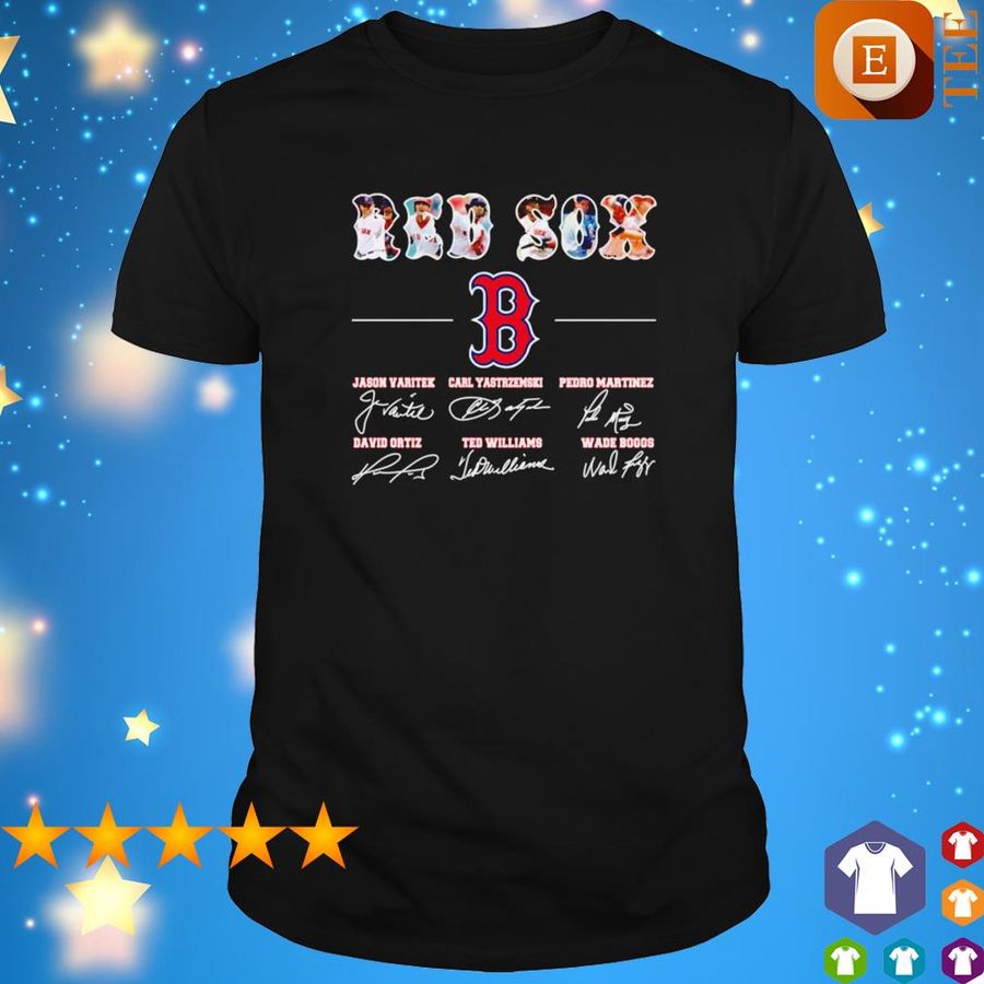 Boston Red Sox Best Player Signatures Shirt