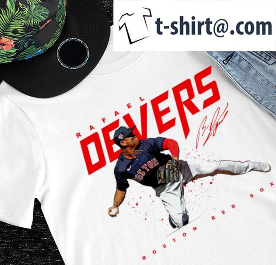 Boston Red Sox Rafael Devers signature 2022 shirt