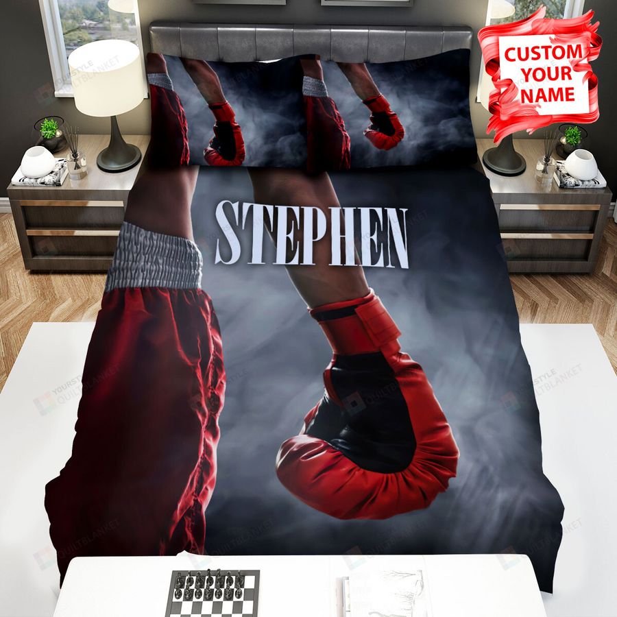 Boxing Close Up Red Gloves Bed Sheets Spread Comforter Duvet Cover Bedding Sets