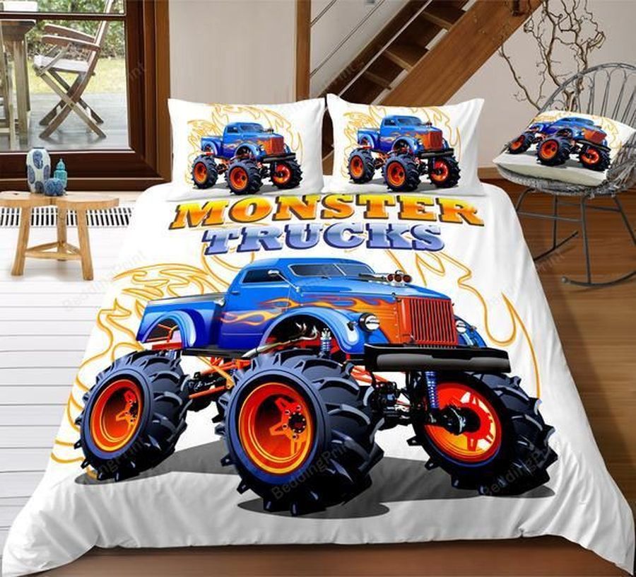 Boys Monster Jam Bed Sheets Duvet Cover Bedding Sets