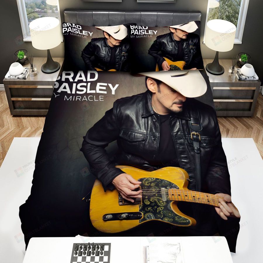 Brad Paisley, My Miracle Bed Sheets Spread Duvet Cover Bedding Sets