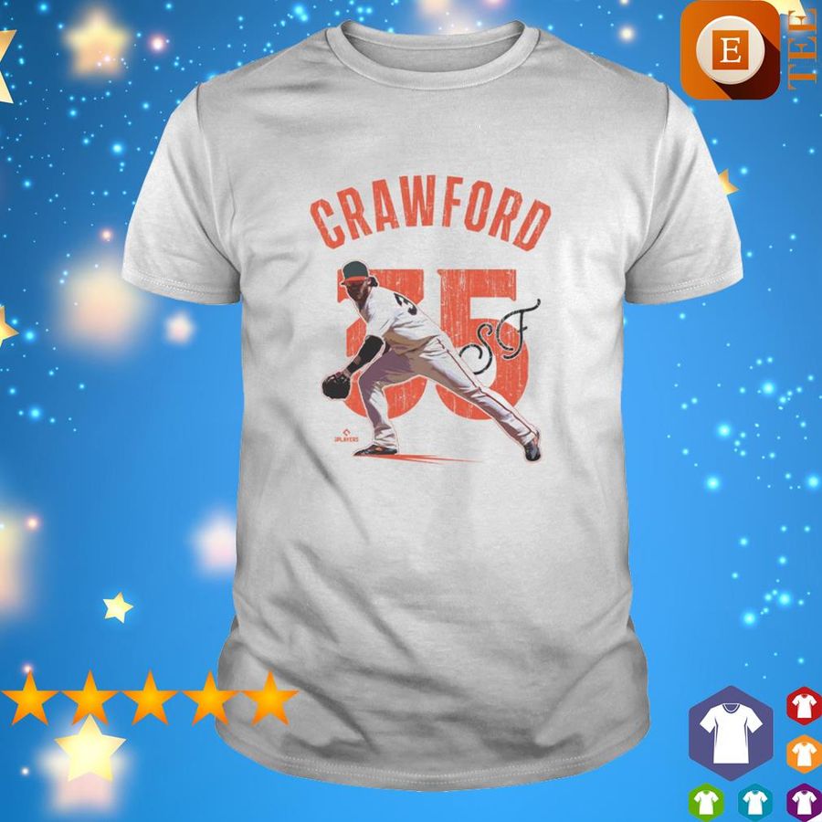 Brandon Crawford 55 San Francisco Giants signature shirt
