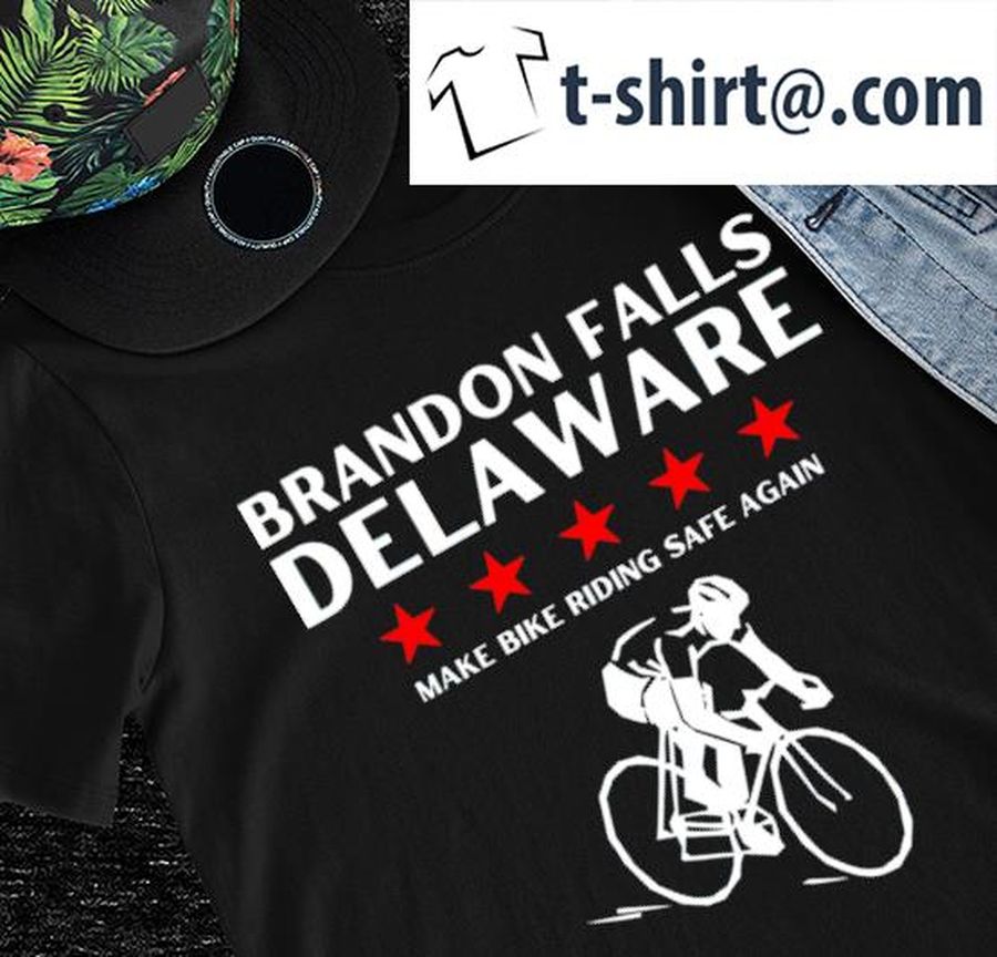 Brandon Falls Delaware Joe Biden make bike riding safe again shirt