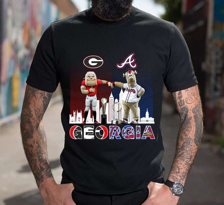 Braves And Bulldogs Celebrate Georgia Football National Championship T Shirt Merch