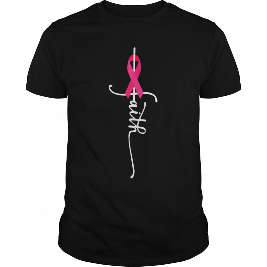 Breast Cancer Faith Breast Cancer Awareness T-Shirt B09JW2VJKK