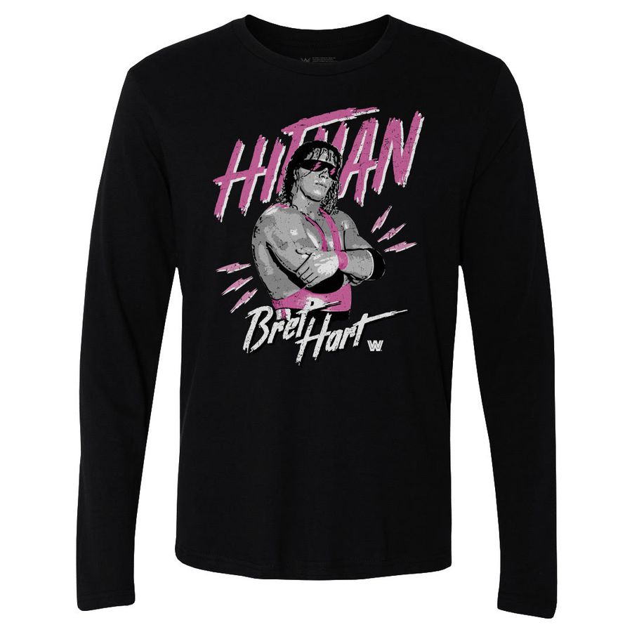 Bret Hart Hitman Pose WHT - Legends _1t-shirt sweatshirt hoodie Long Sleeve shirt