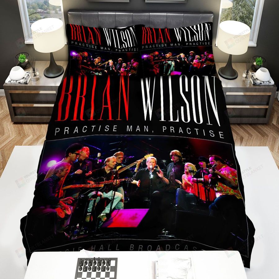 Brian Wilson Practise Man, Practise Bed Sheets Spread Comforter Duvet Cover Bedding Sets