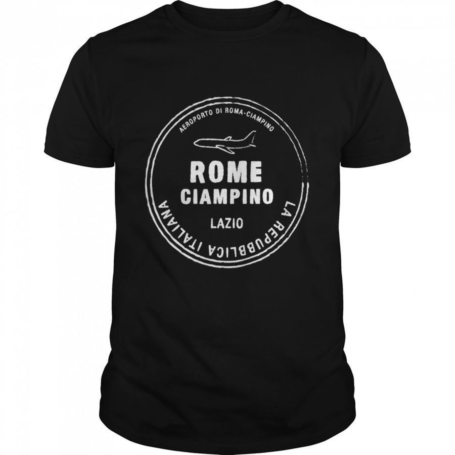 Briefmarke Rom Italien Reisepass Urlaub Reise Shirt
