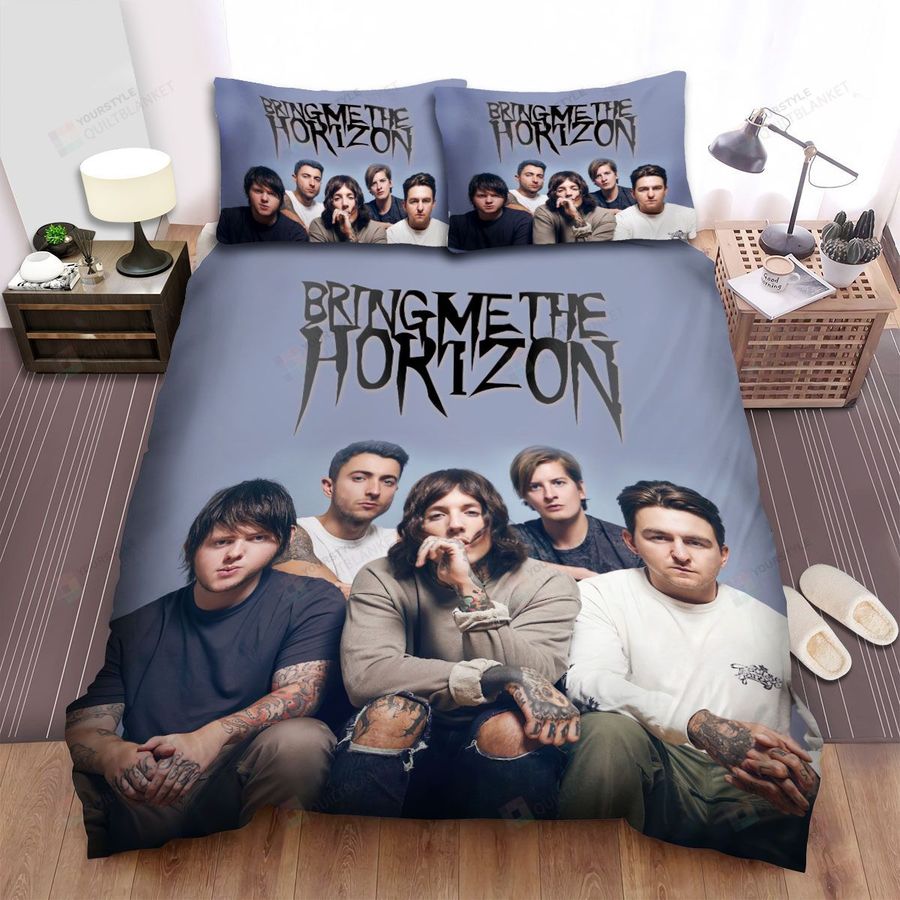 Bring Me The Horizon, Image Of 5 Members Bed Sheets Spread Duvet Cover Bedding Sets
