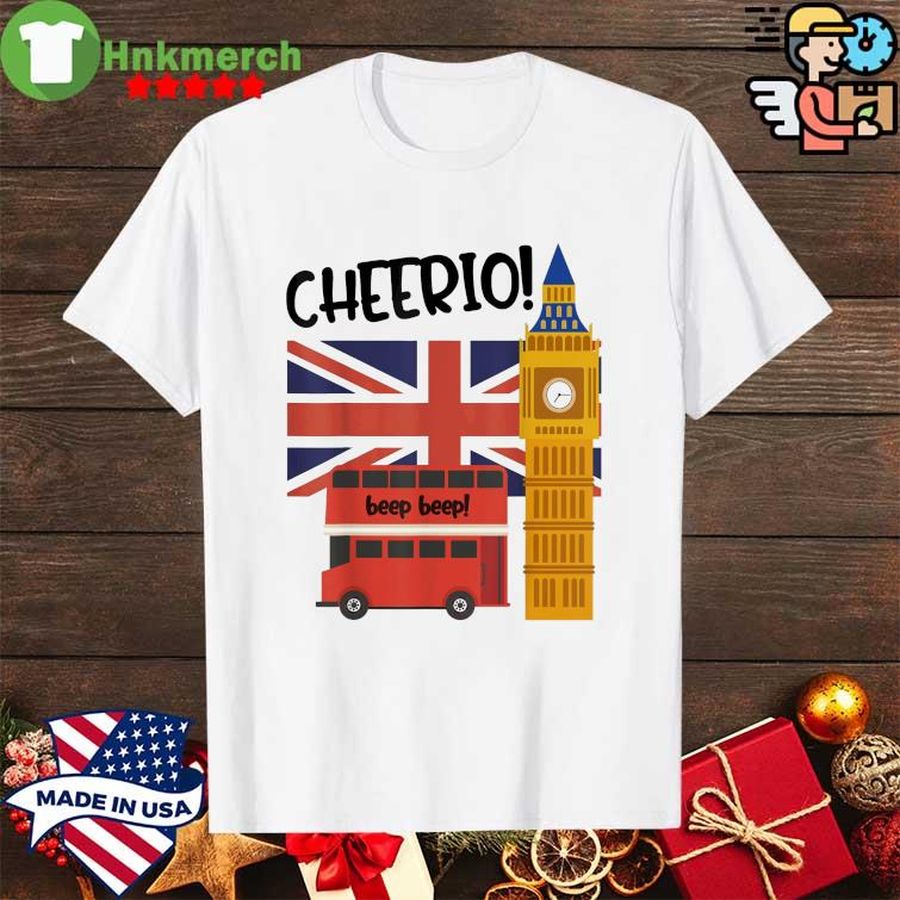 British Flag United Kingdom England Quote Travel Big Ben T-Shirt