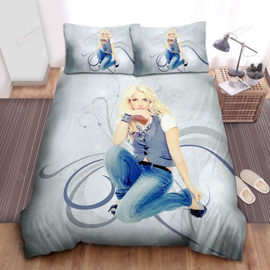 Britney Spears Fashion Icon Art Bed Sheets Spread Comforter Duvet Cover Bedding Sets