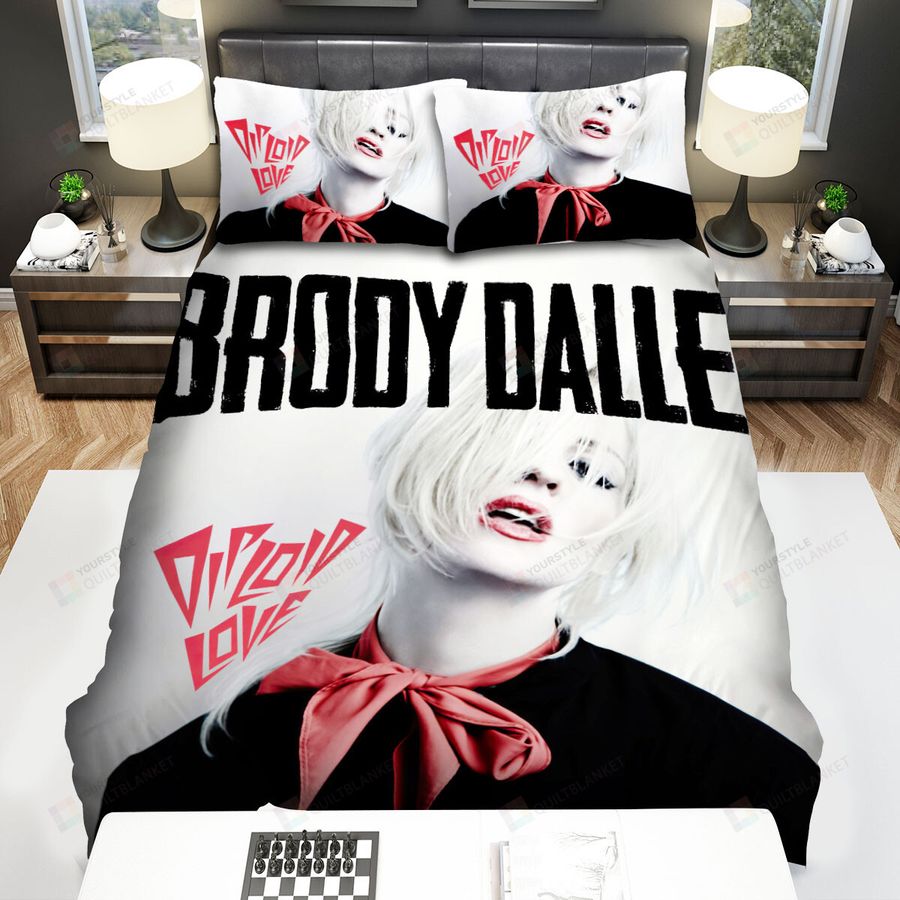 Brody Love Love Bed Sheets Spread Comforter Duvet Cover Bedding Sets