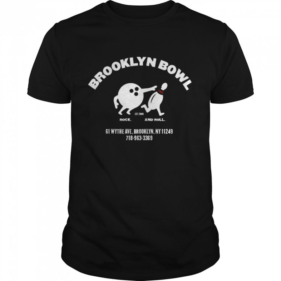 Brooklyn Bowl Williamsburg Chasing Pins T-Shirt