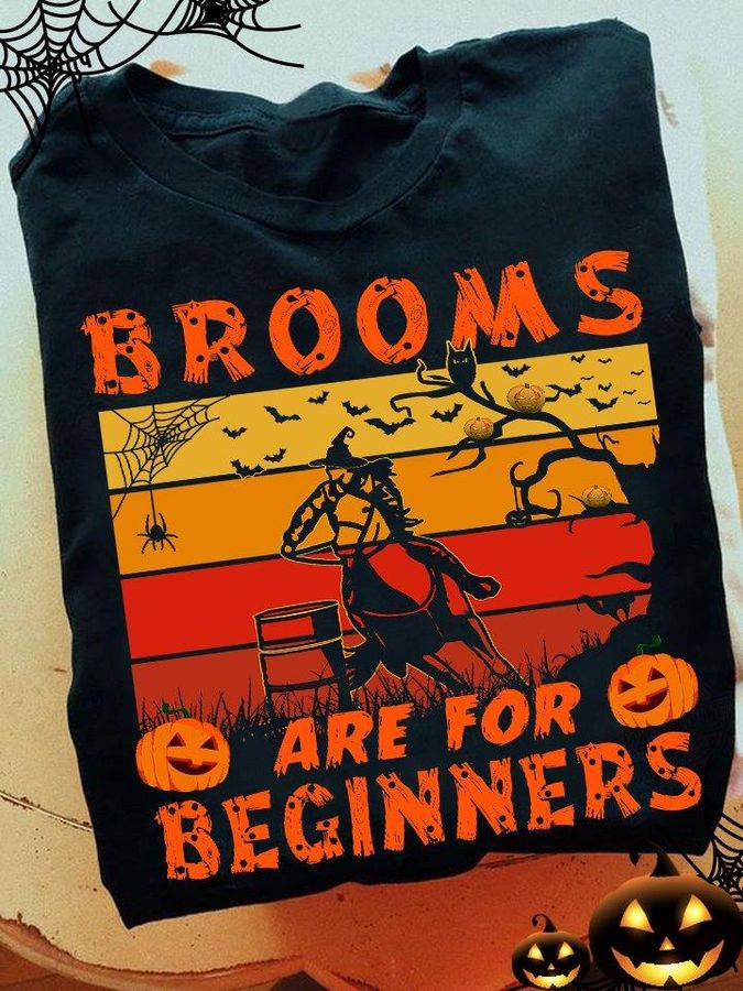 Brooms Are For Beginners Horse Witch Shirt