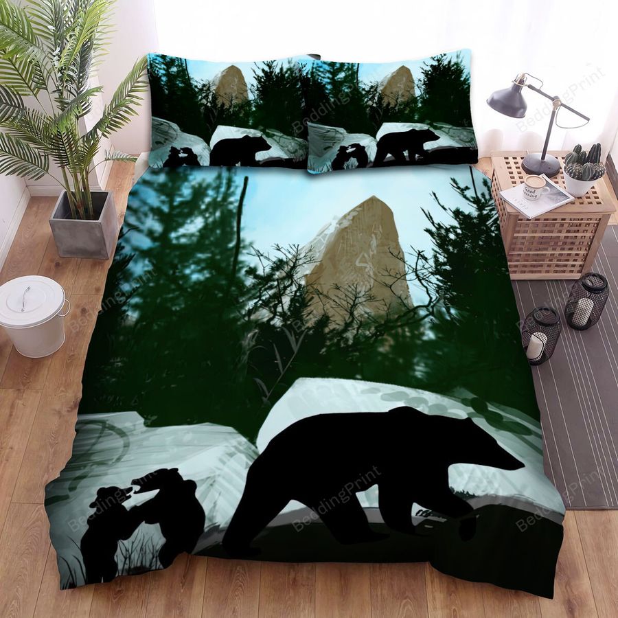 Brother Bear Bear Family Bed Sheets Spread Duvet Cover Bedding Sets