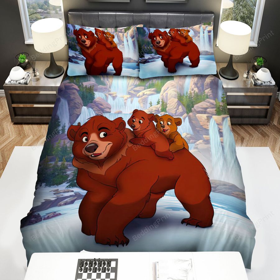 Brother Bear Koda And His Children Bed Sheets Spread Duvet Cover Bedding Sets