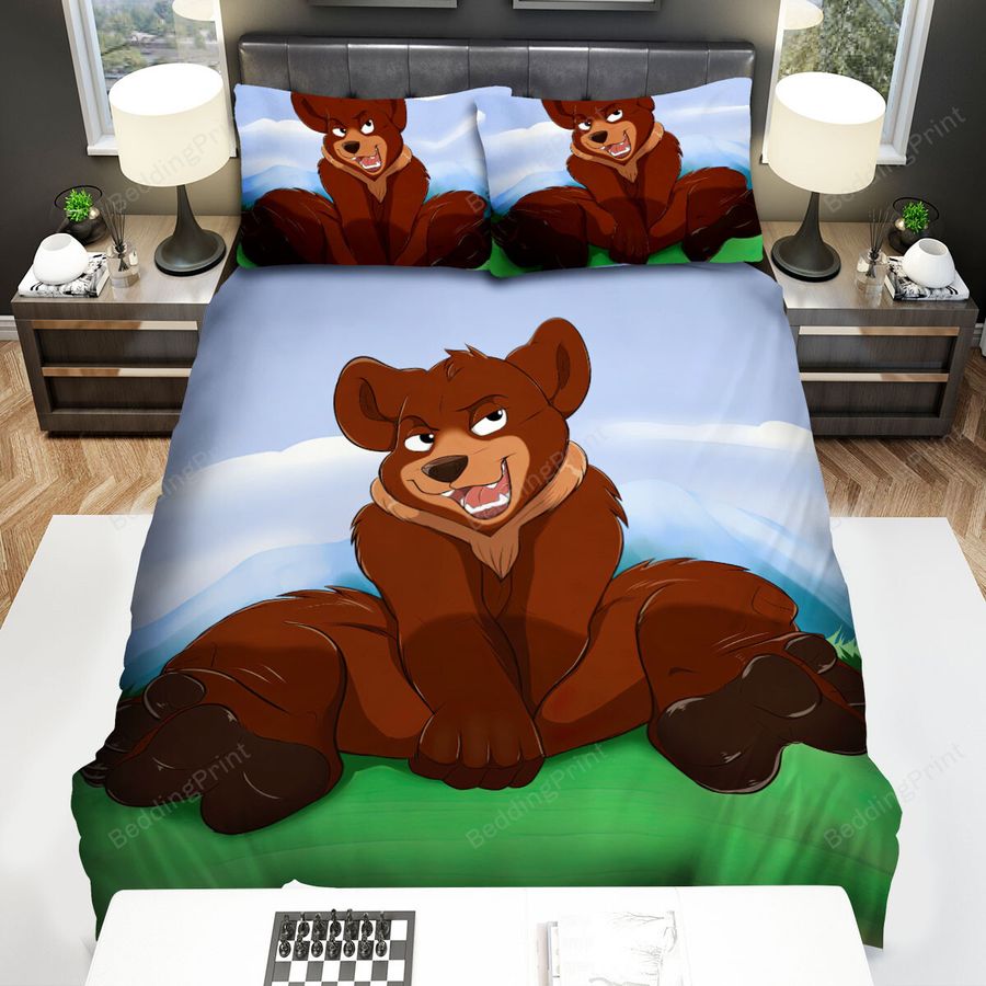 Brother Bear Koda Fanart Bed Sheets Spread Duvet Cover Bedding Sets