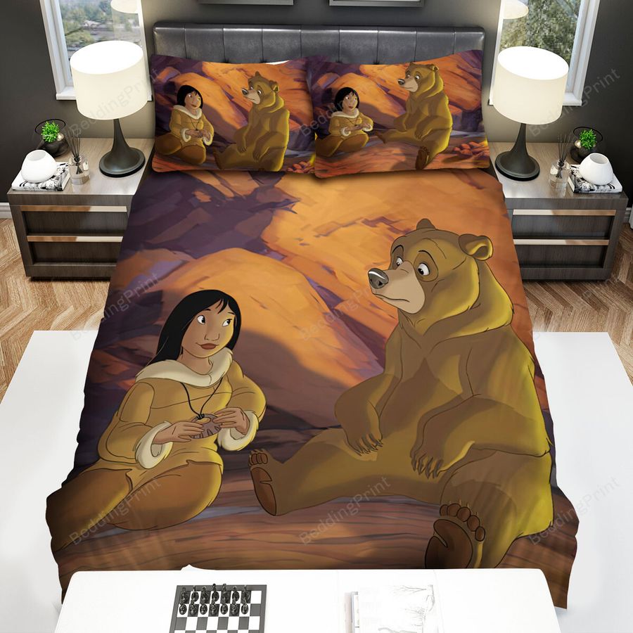 Brother Bear Koda's Mom And Nita Bed Sheets Spread Duvet Cover Bedding Sets