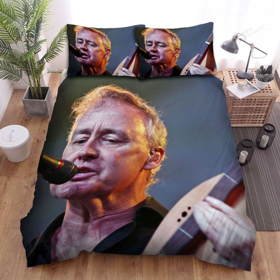 Bruce Hornsby Music Singing Photo Bed Sheets Spread Comforter Duvet Cover Bedding Sets