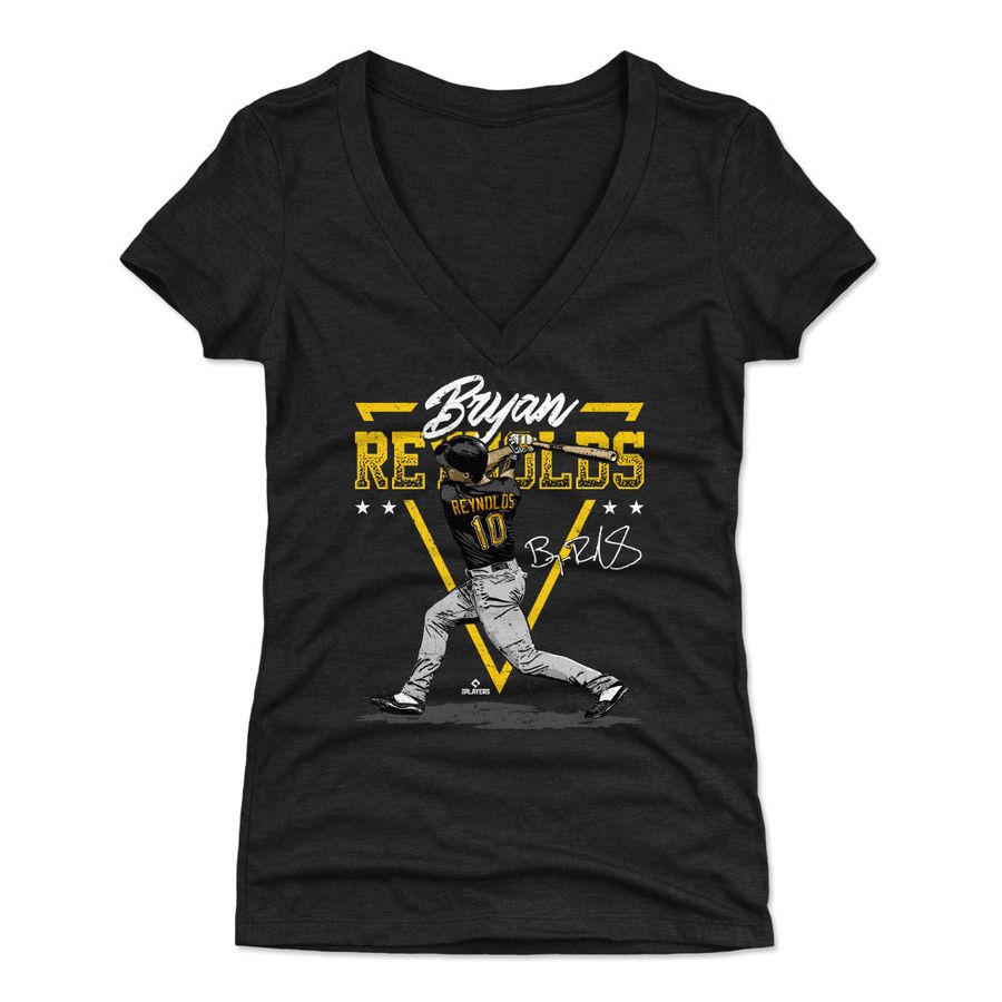 Bryan Reynolds Triangle Name WHT - Pittsburgh Pirates _1t-shirt sweatshirt hoodie Long Sleeve shirt