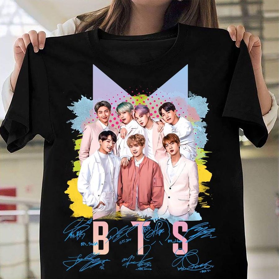 BTS Members Signature Shirt
