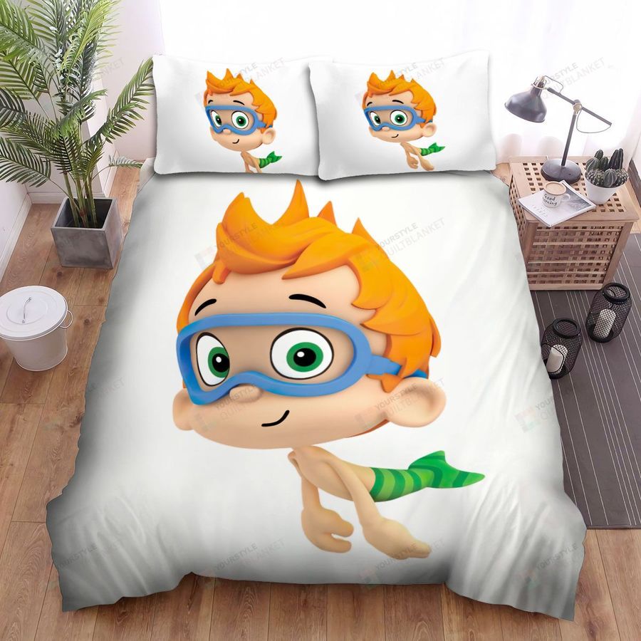 Bubble Guppies Nonny Bed Sheet Spread Duvet Cover Bedding Sets