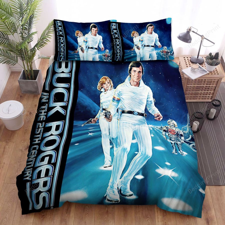 Buck Rogers In The 25Th Century Through Adversity To The Stars Movie Poster Bed Sheets Spread Comforter Duvet Cover Bedding Sets
