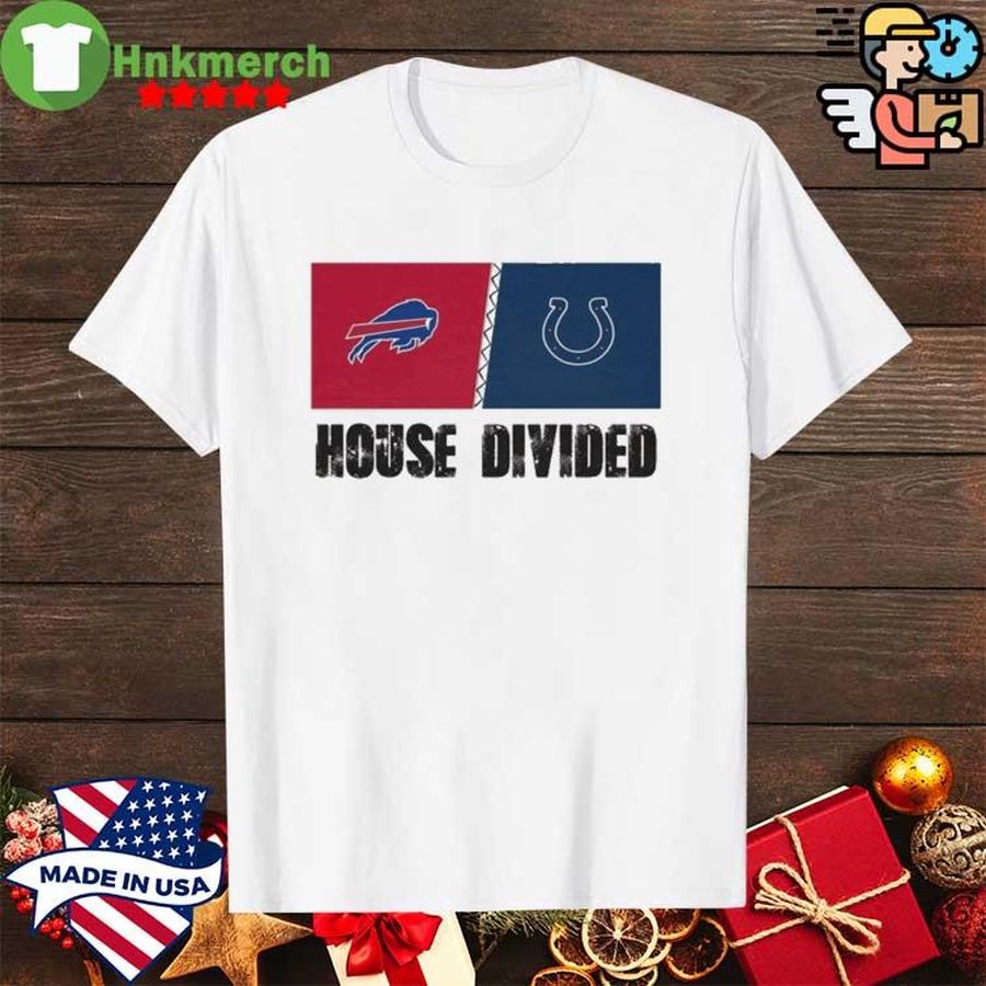 Buffalo Bills vs Indianapolis Colts  House divided shirt