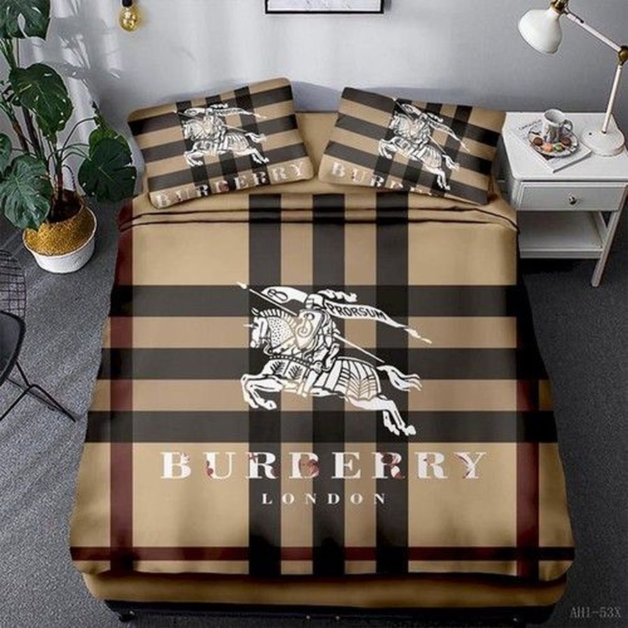 Burberry 09 Bedding Sets Duvet Cover Bedroom Luxury Brand Bedding Customized Bedroom