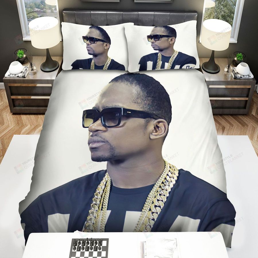 Busy Signal Portrait Of The Men With Dark Glasses Bed Sheets Spread Comforter Duvet Cover Bedding Sets