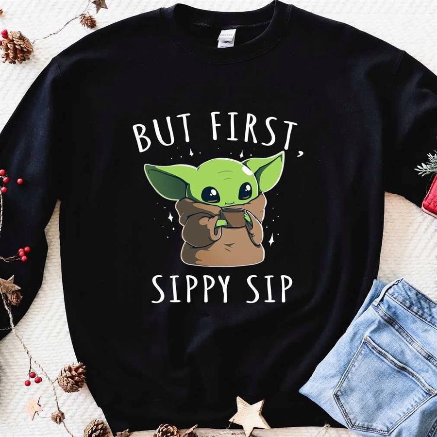 But First Sippy Sip Yoda Shirt