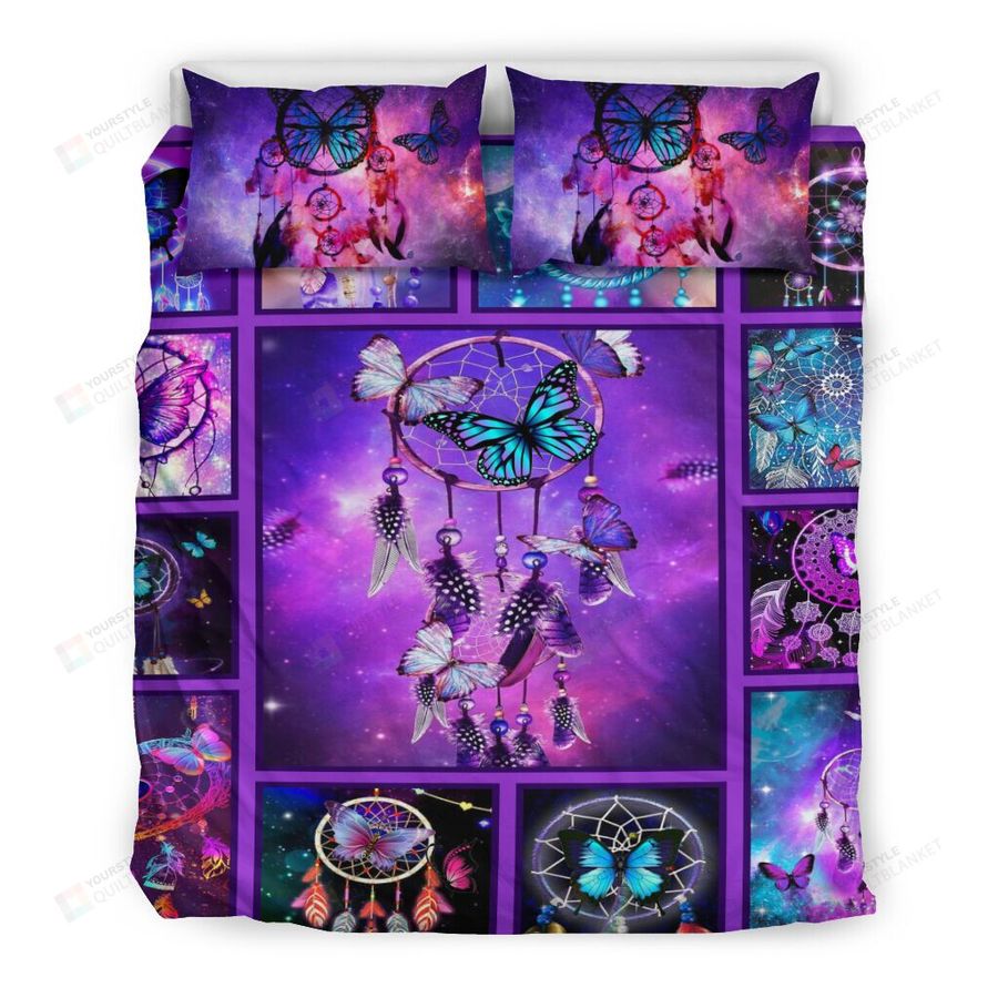 Butterfly Dream Catcher Cotton Bed Sheets Spread Comforter Duvet Cover Bedding Sets